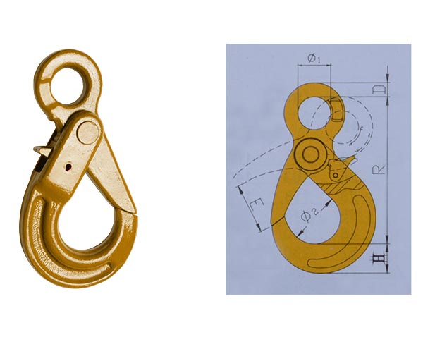 G80 European Type Eye Self-Locking Hook（TH-81）